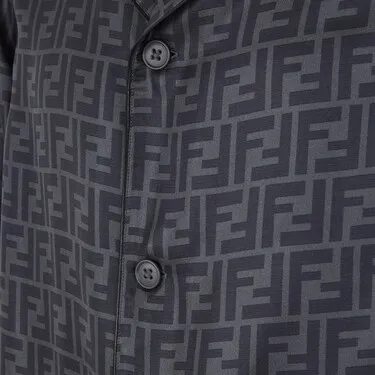Monogram Printed Long Sleeved Shirt