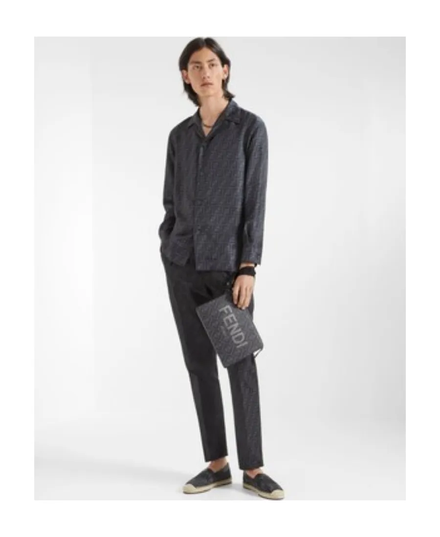 Monogram Printed Long Sleeved Shirt