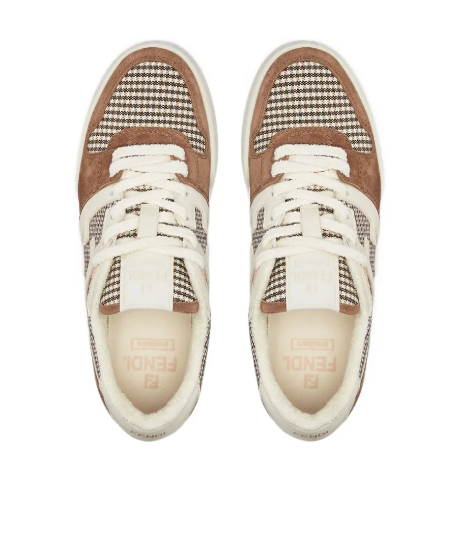 Brown Suede Low-Tops