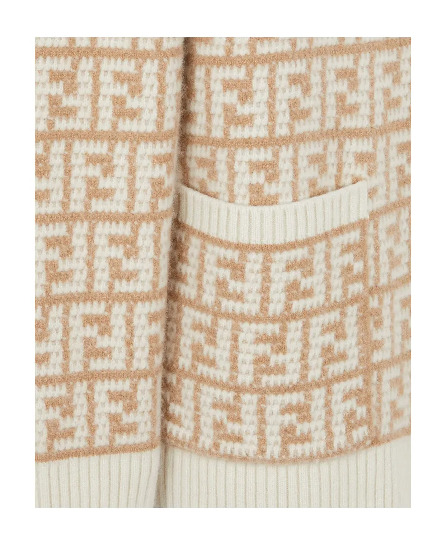 Ff Crocheted Cashmere Cardigan