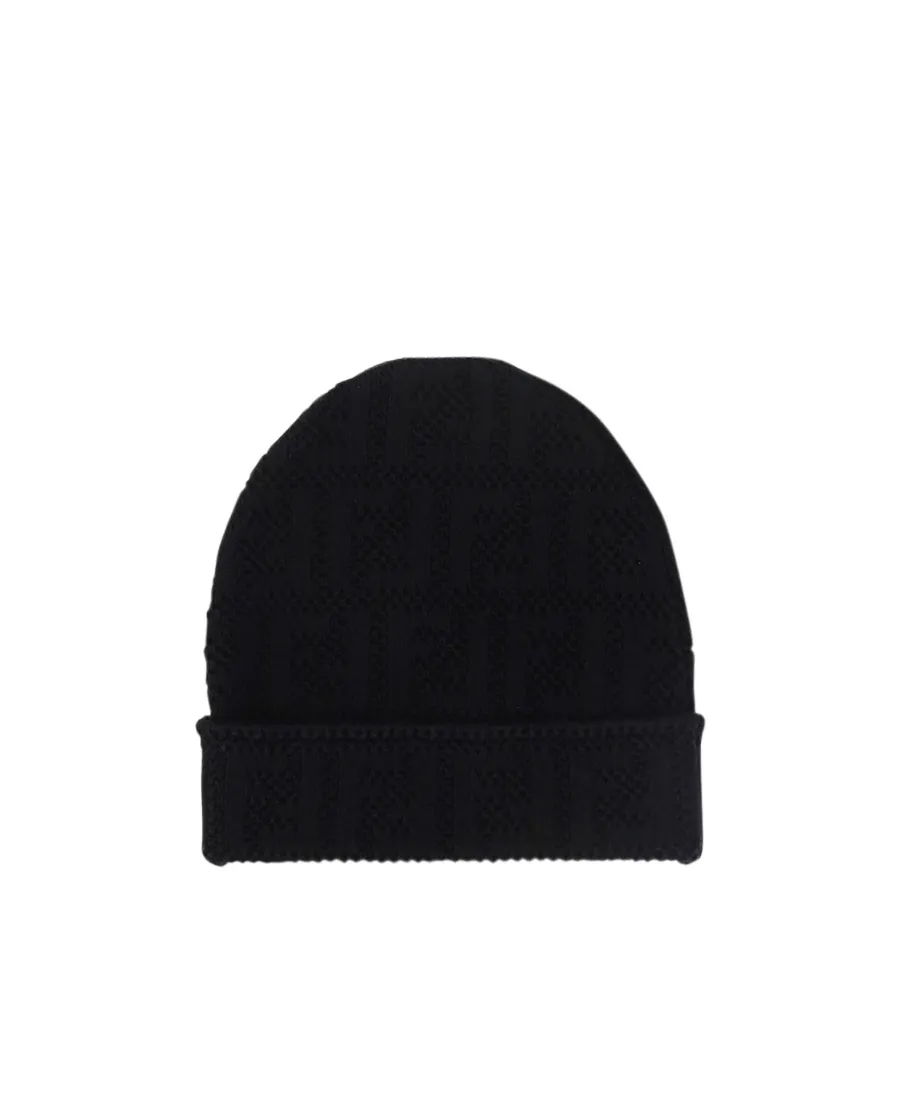 Monogram-Pattern Beanie