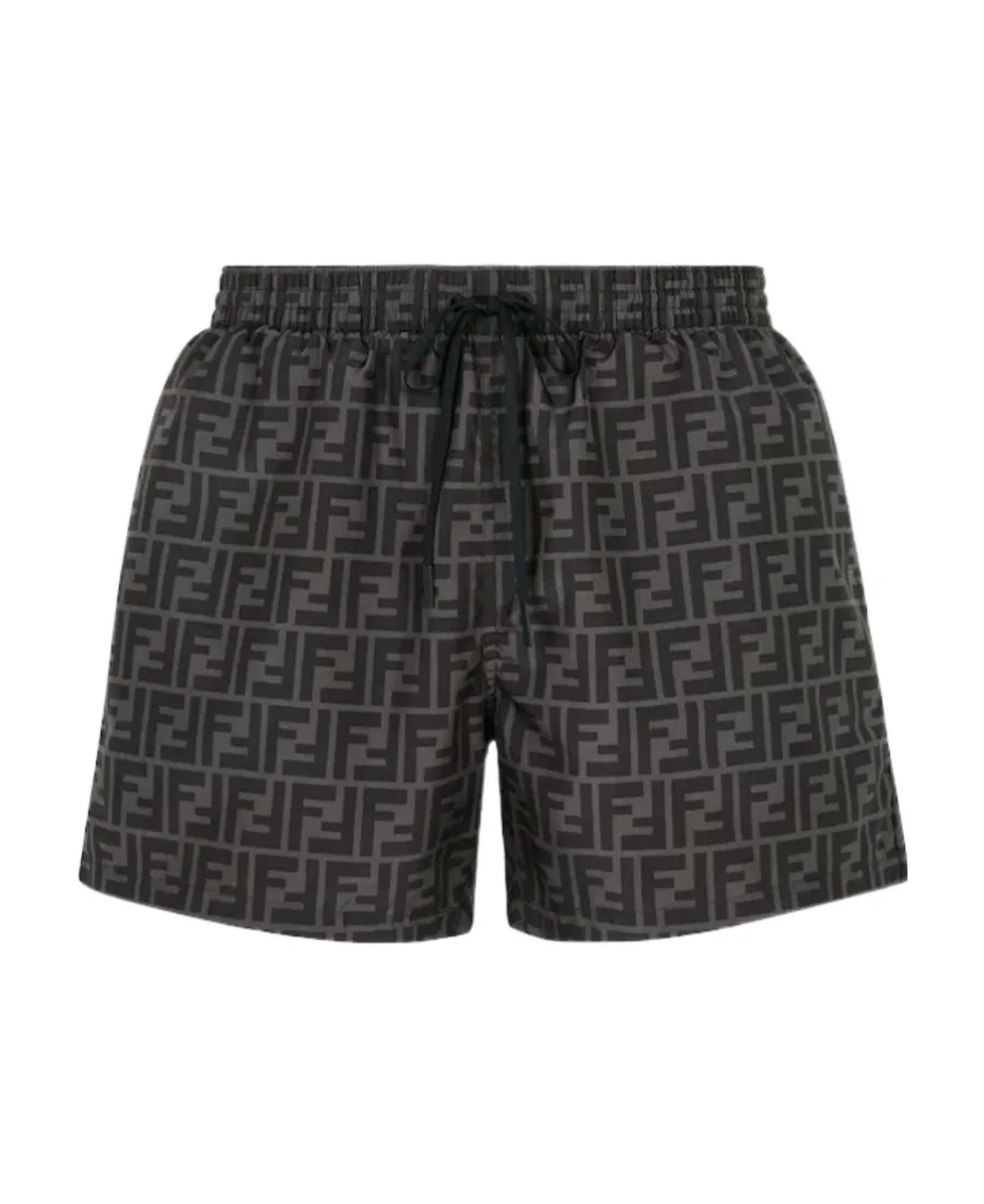 Ff Pattern Tech Fabric Shorts