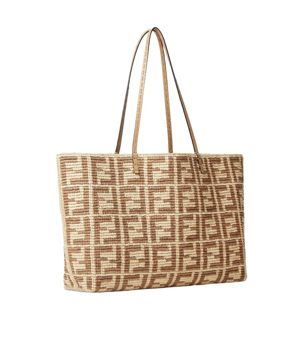 Large Roll Ff Crochet Tote Bag