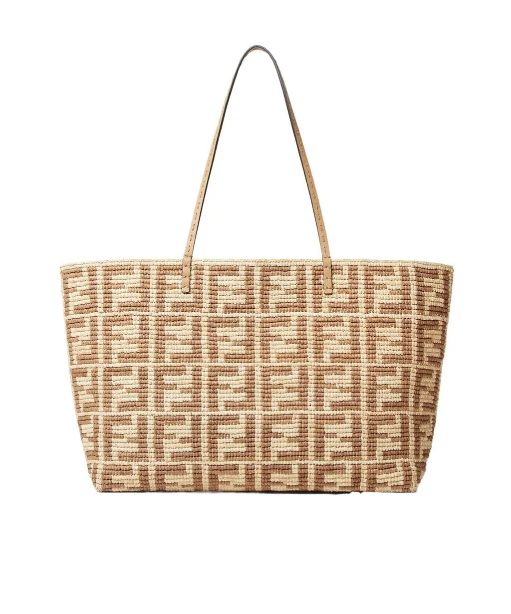 Large Roll Ff Crochet Tote Bag