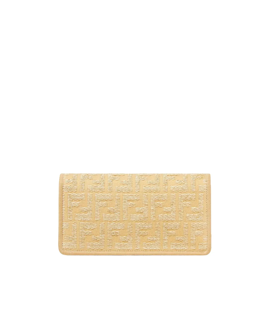 Baguette Ff Jacquard Chain-Linked Wallet
