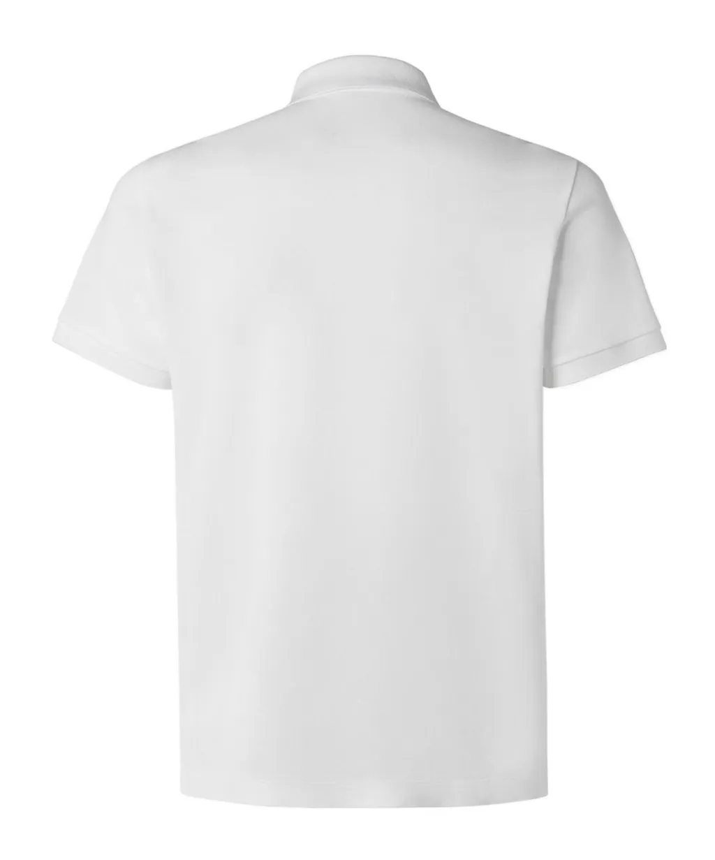 Logo Plaque Short Sleeved Polo Shirt