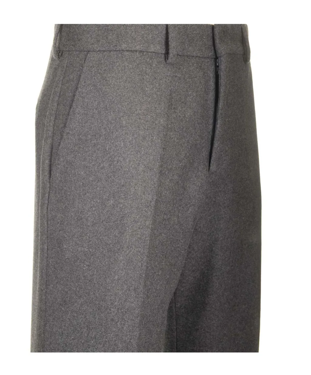 Belt-Loop Casual Pants