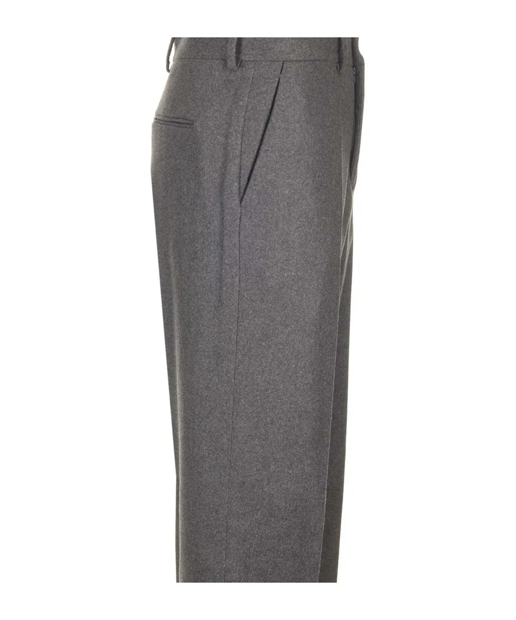 Belt-Loop Casual Pants