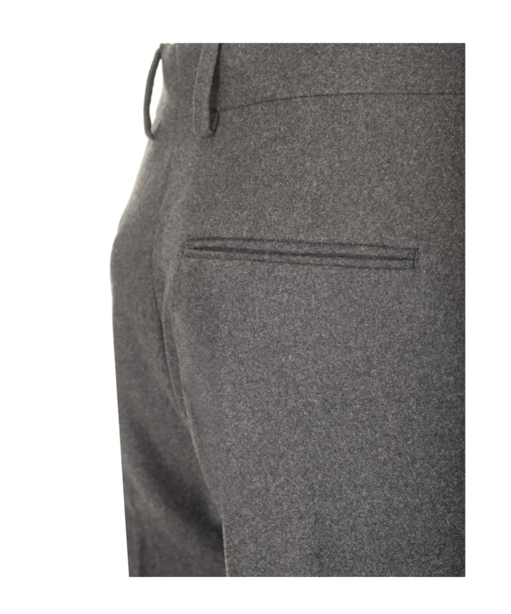 Belt-Loop Casual Pants