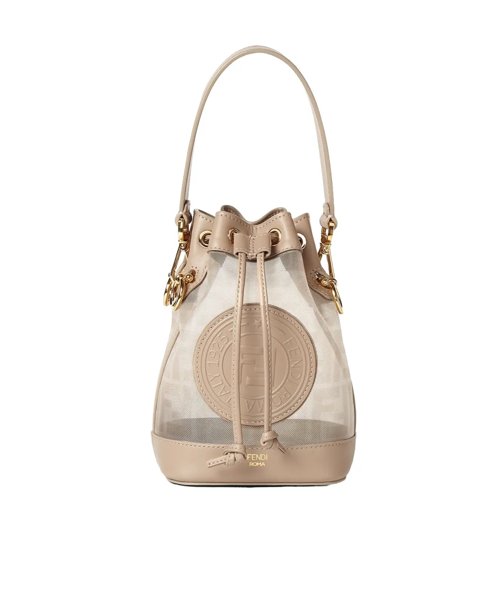 Mon Tresor Drawstring Mini Bucket Bag