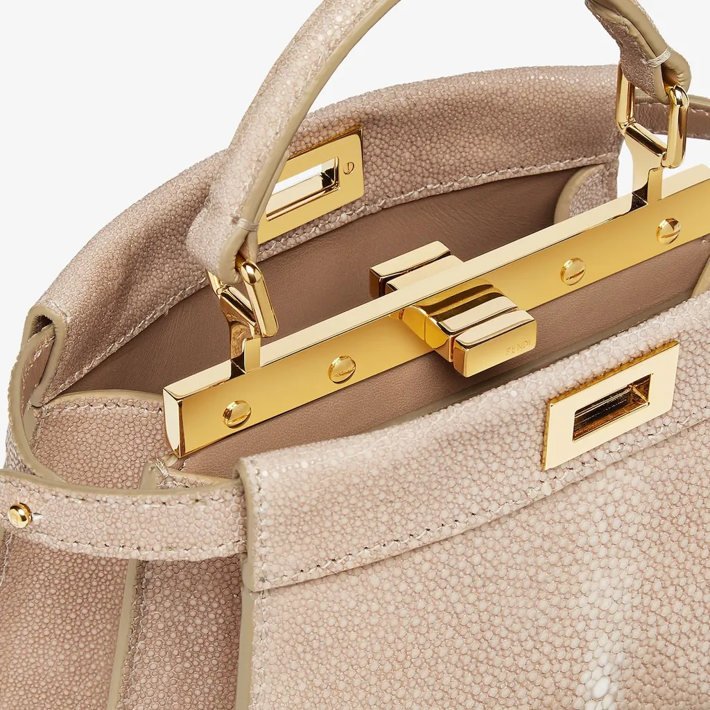 Stingray Leather Shoulder Bag