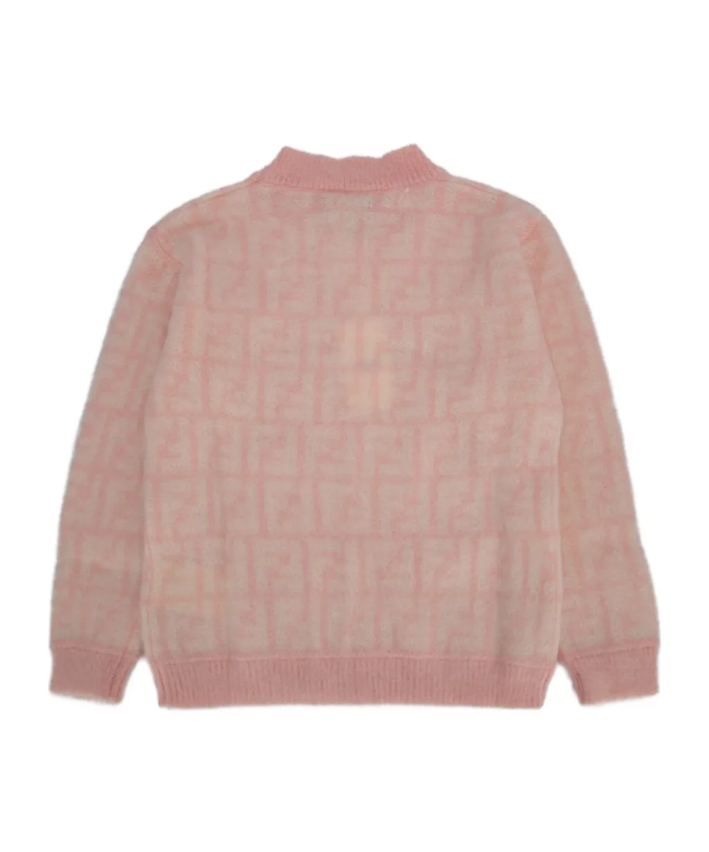 Logo Intarsia Crewneck Knitted Pullover