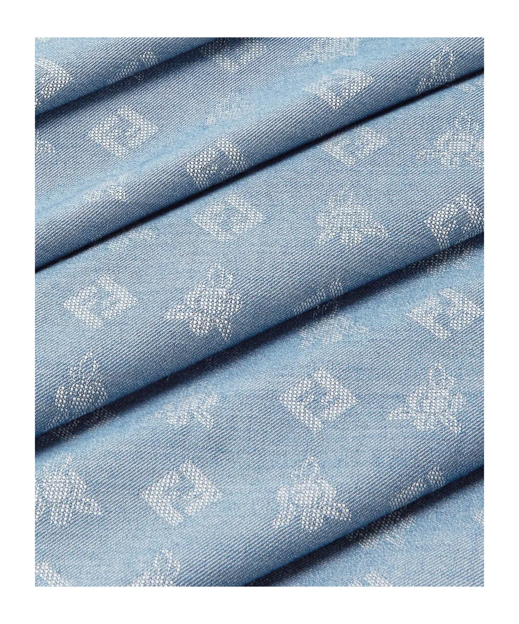 Ff Jacquard Frayed-Edge Scarf