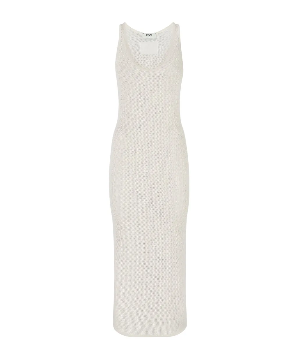 Mesh Knitted Sleeveless Dress