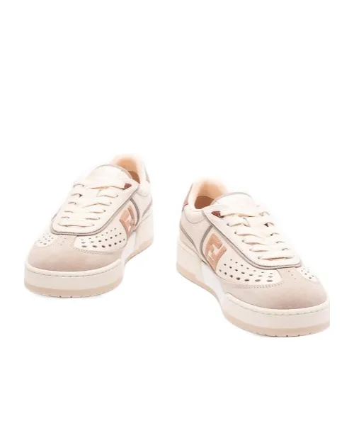 Fendi Match Lace-Up Sneakers
