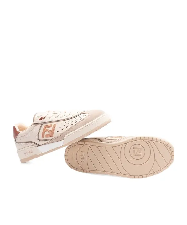 Fendi Match Lace-Up Sneakers