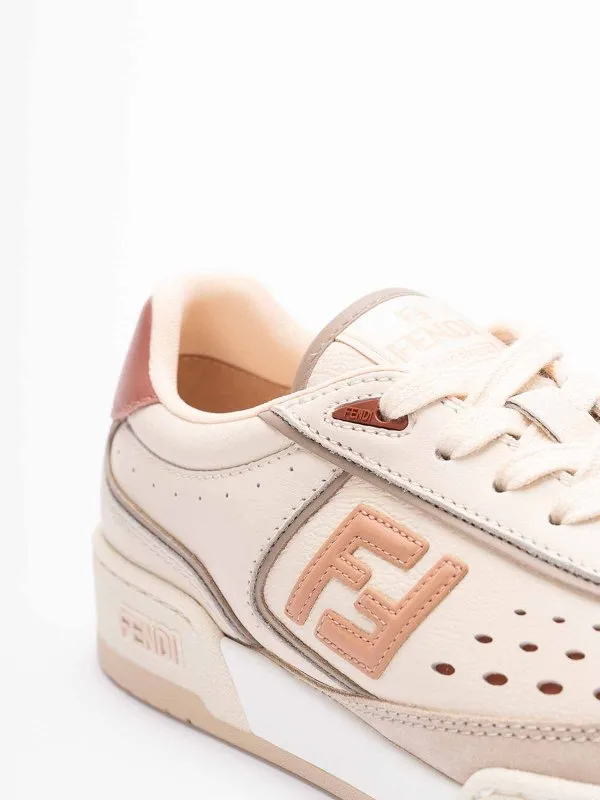 Fendi Match Lace-Up Sneakers
