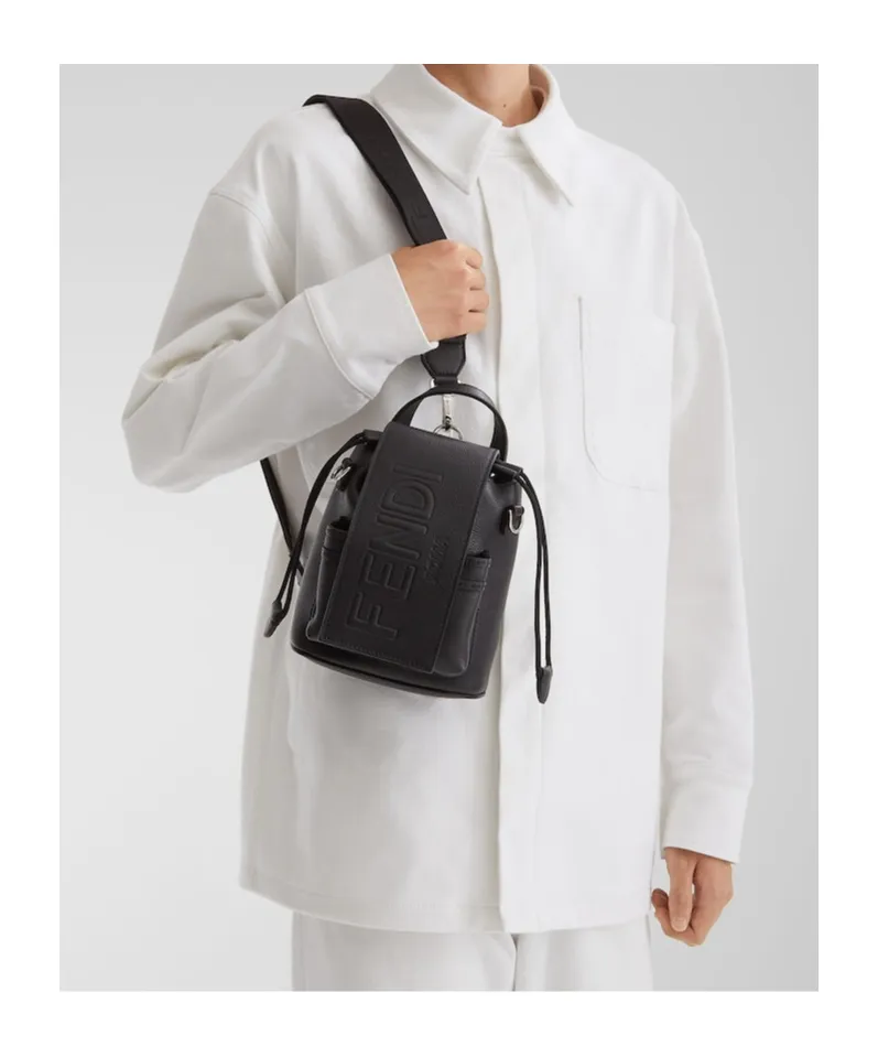 Roma Fendi Strike One-Shoulder Mini Backpack