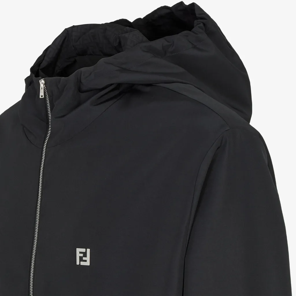 Ff Hooded Drawstring Jacket