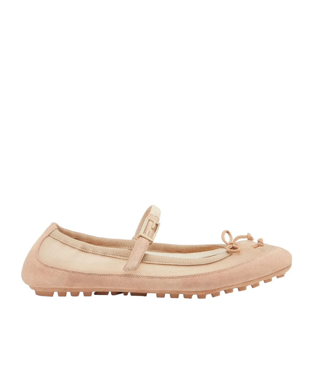 Baguette Mesh Ballet Flats
