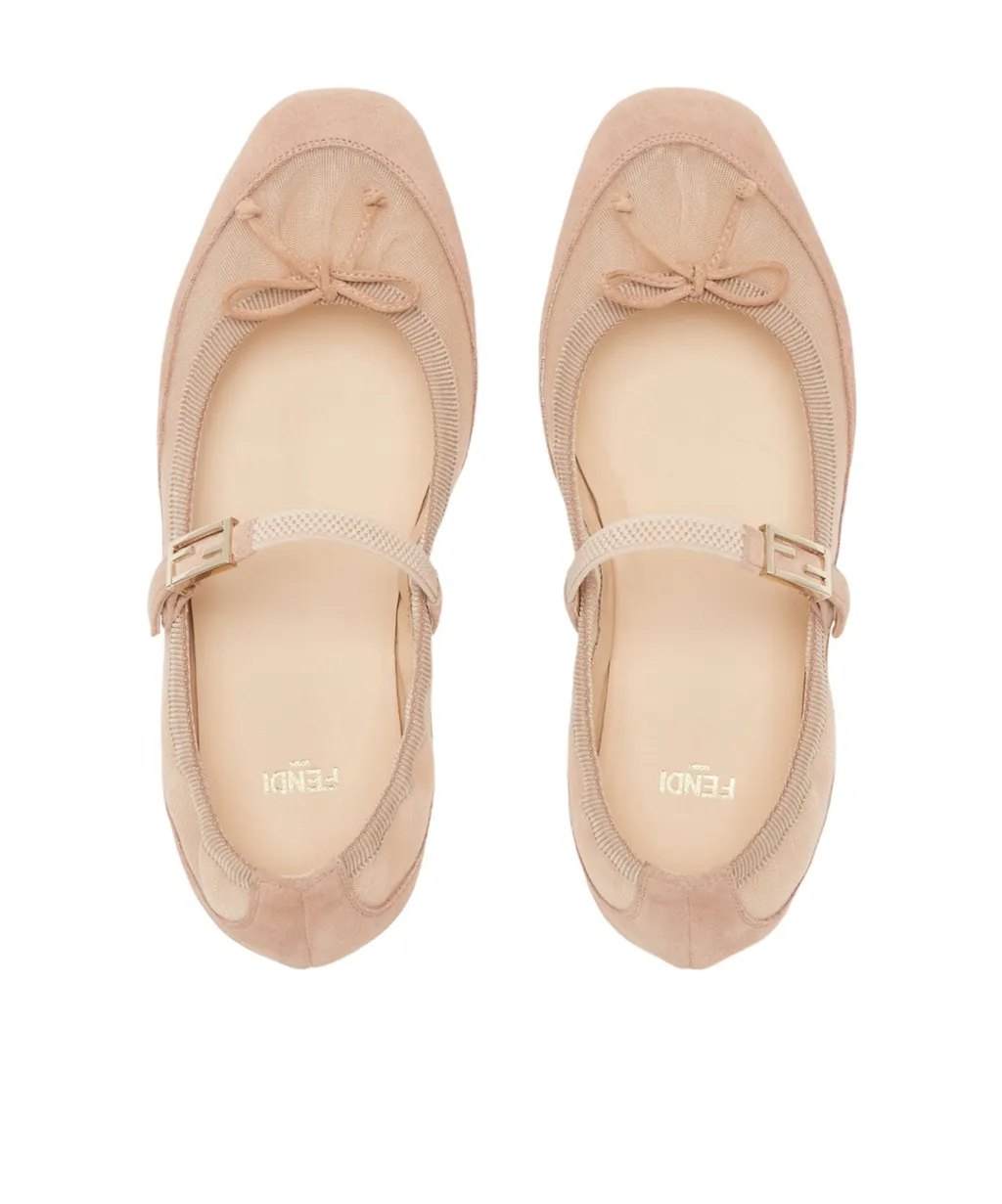Baguette Mesh Ballet Flats