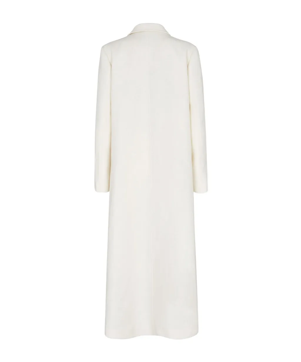 Concealed Fasten Long Coat
