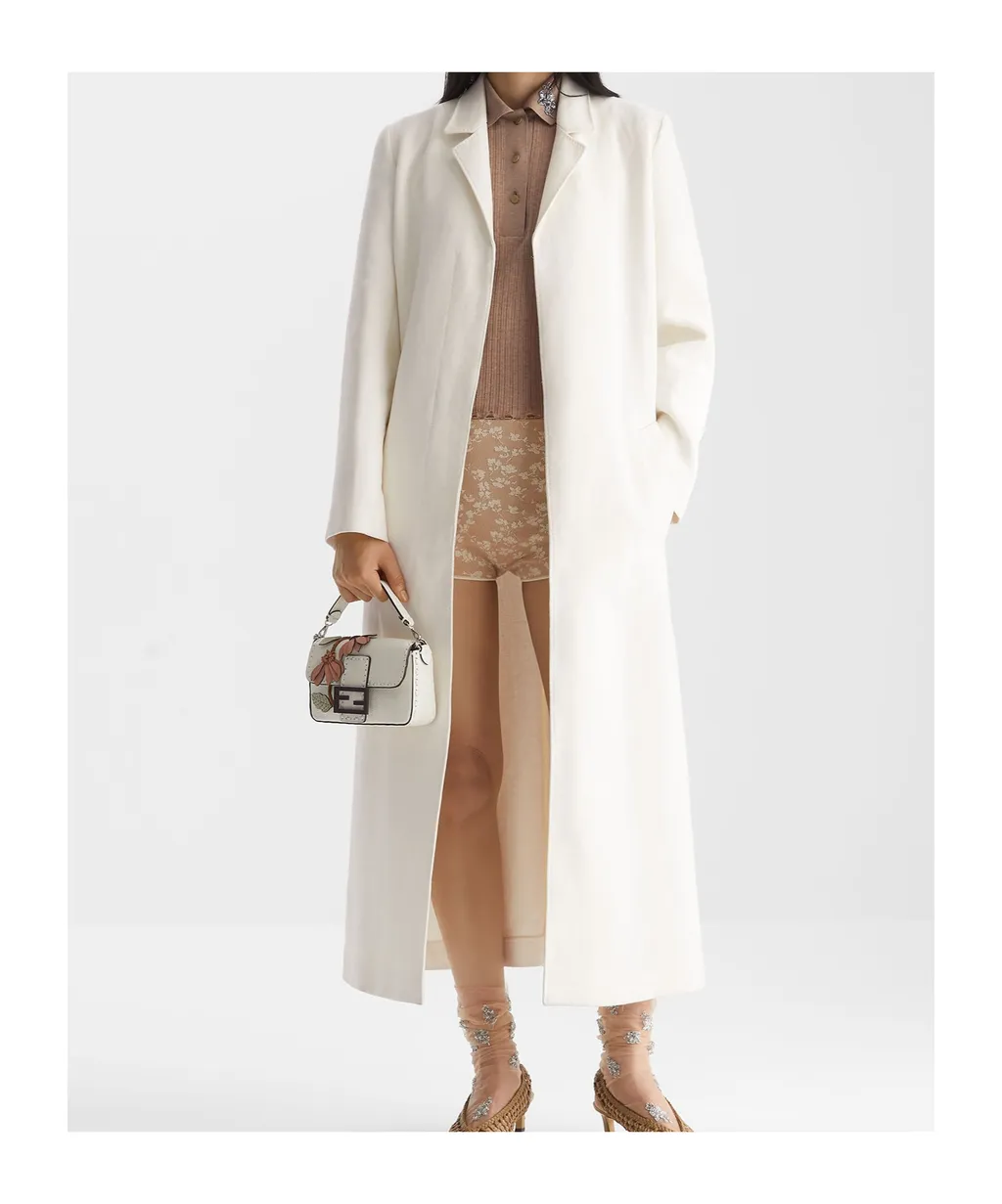 Concealed Fasten Long Coat