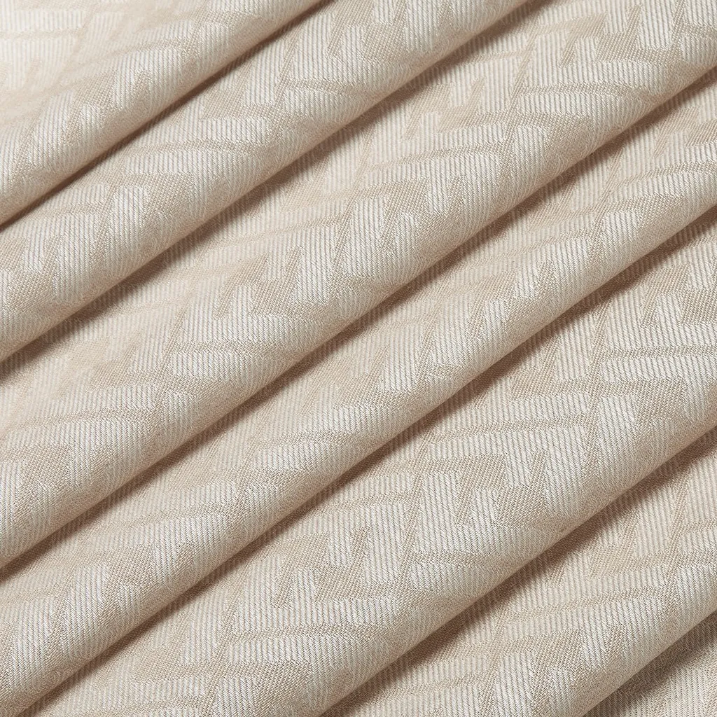 Ff-Jacquard Frayed Edge Scarf