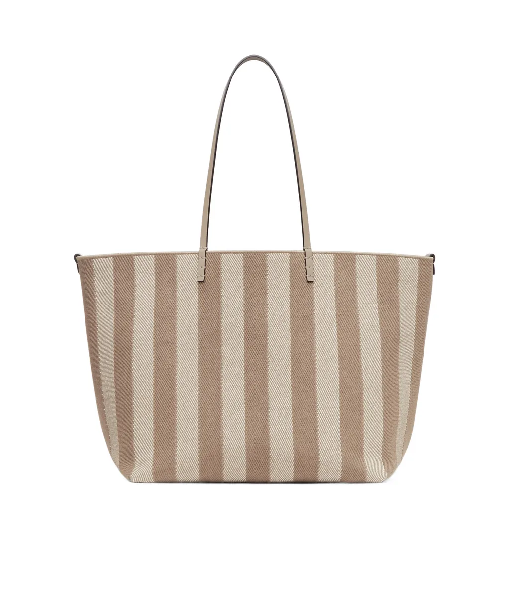 Roll Striped Large Reversible Tote Bag