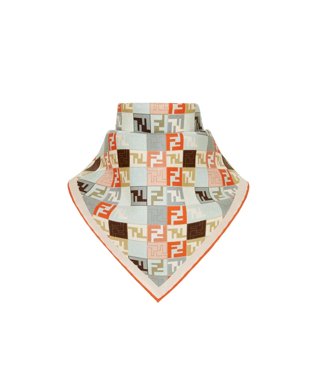 Monogrammed Square Scarf