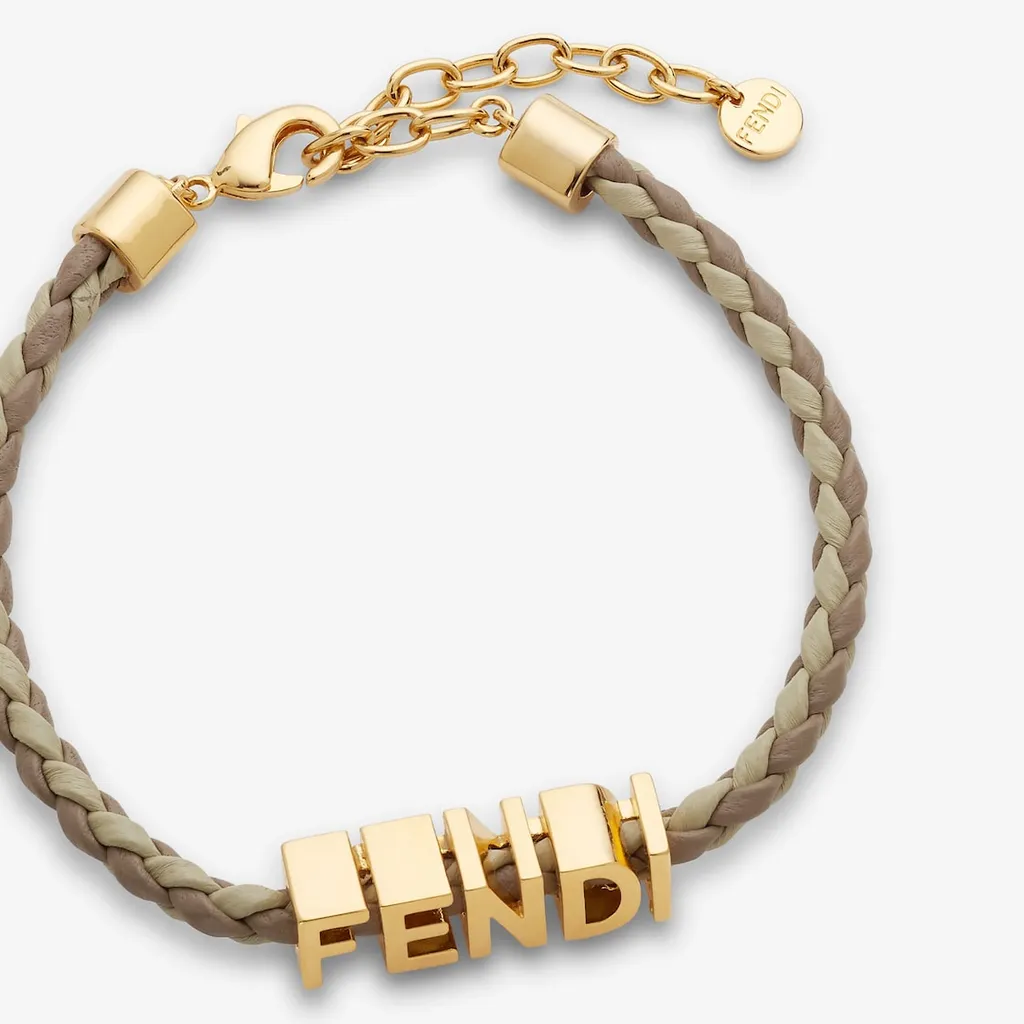 Fendigraphy Logo Lettering Bracelet