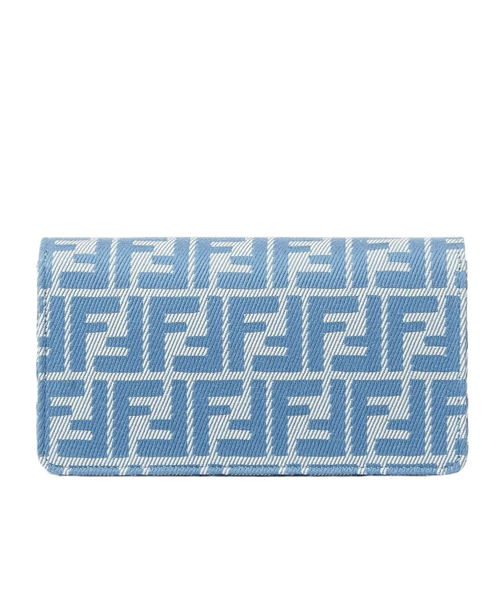 Baguette Ff-Jacquard Chained Wallet