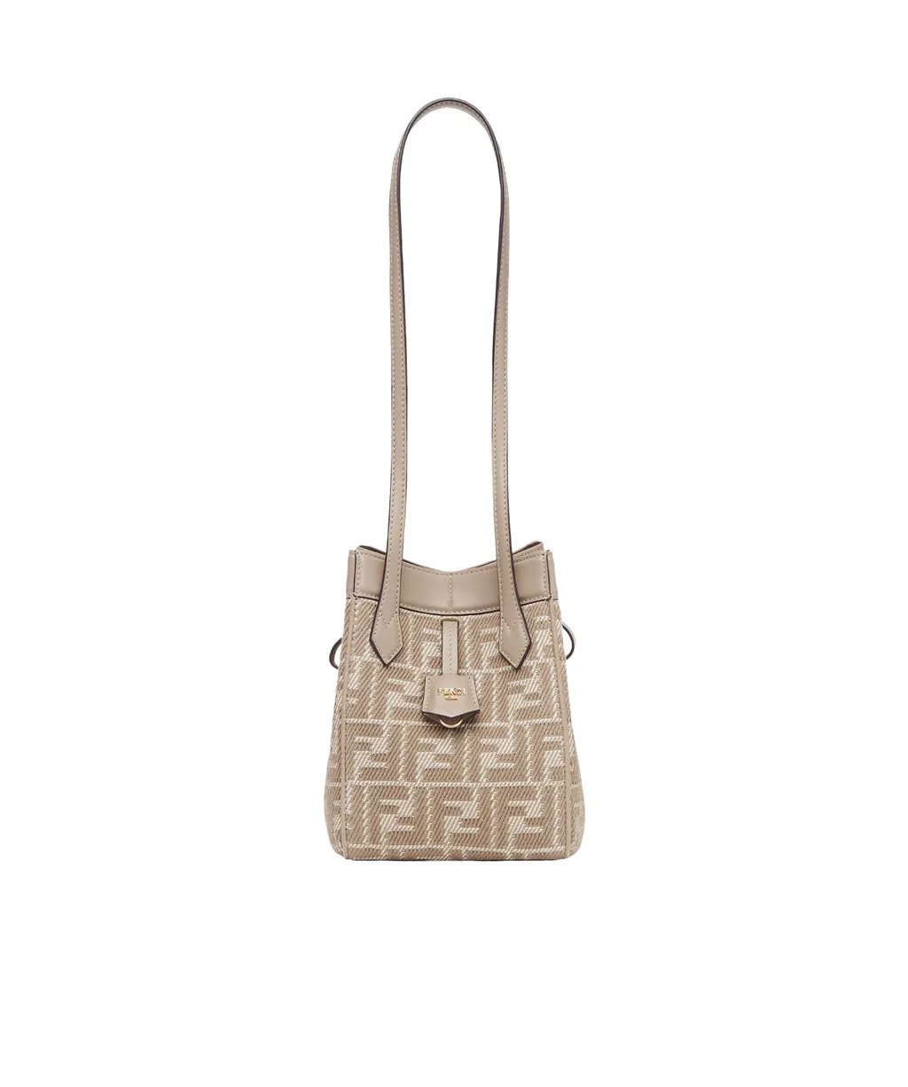 Origami Ff Jacquard Mini Shoulder Bag