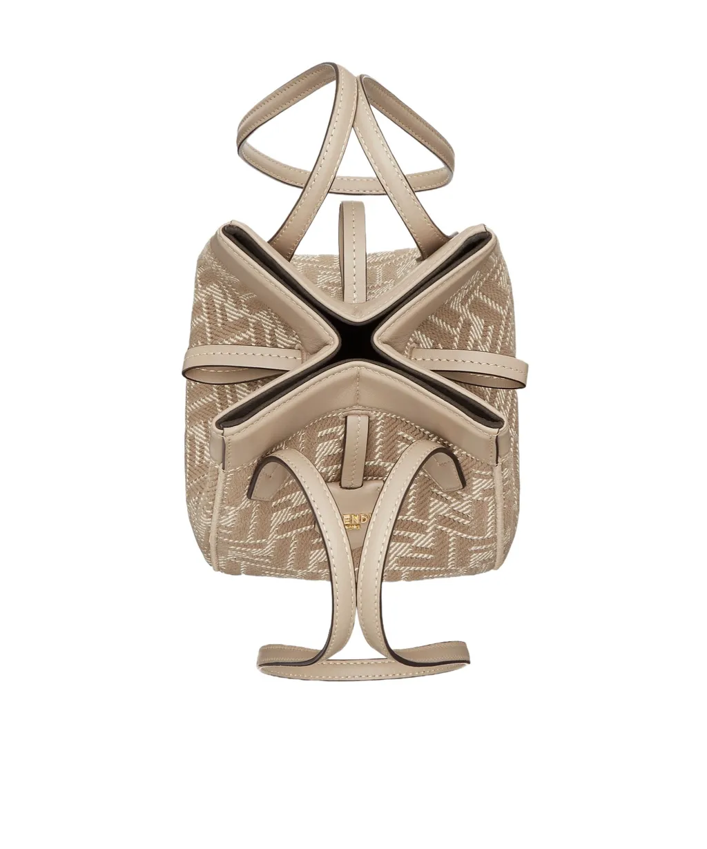 Origami Ff Jacquard Mini Shoulder Bag
