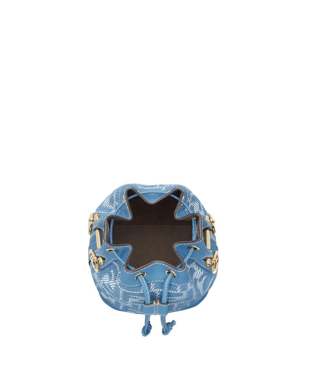Mon Tresor Ff Jacquard Mini Bucket Bag