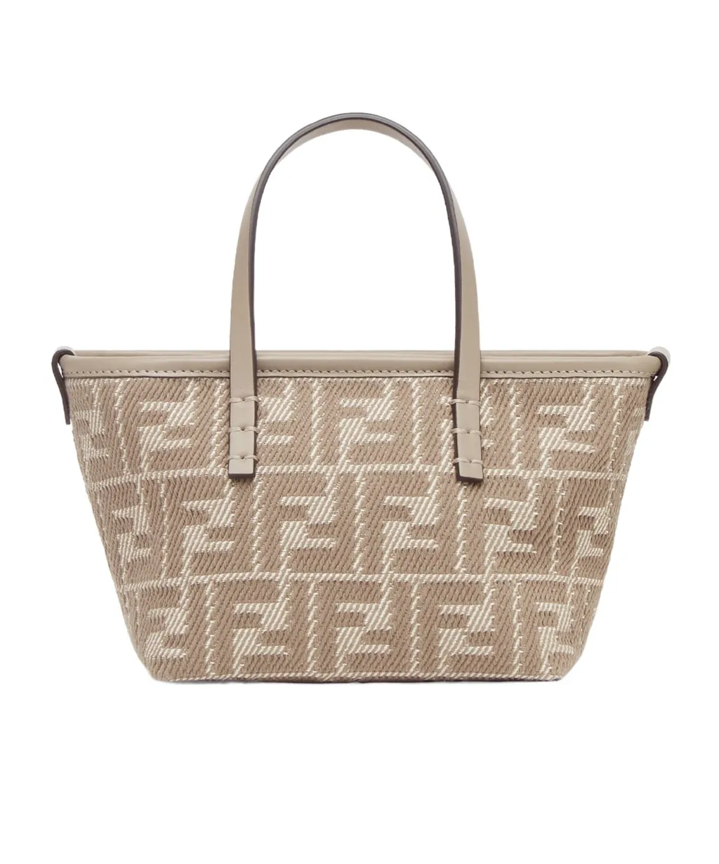 Roll Mini Ff Jacquard Mini Tote Bag