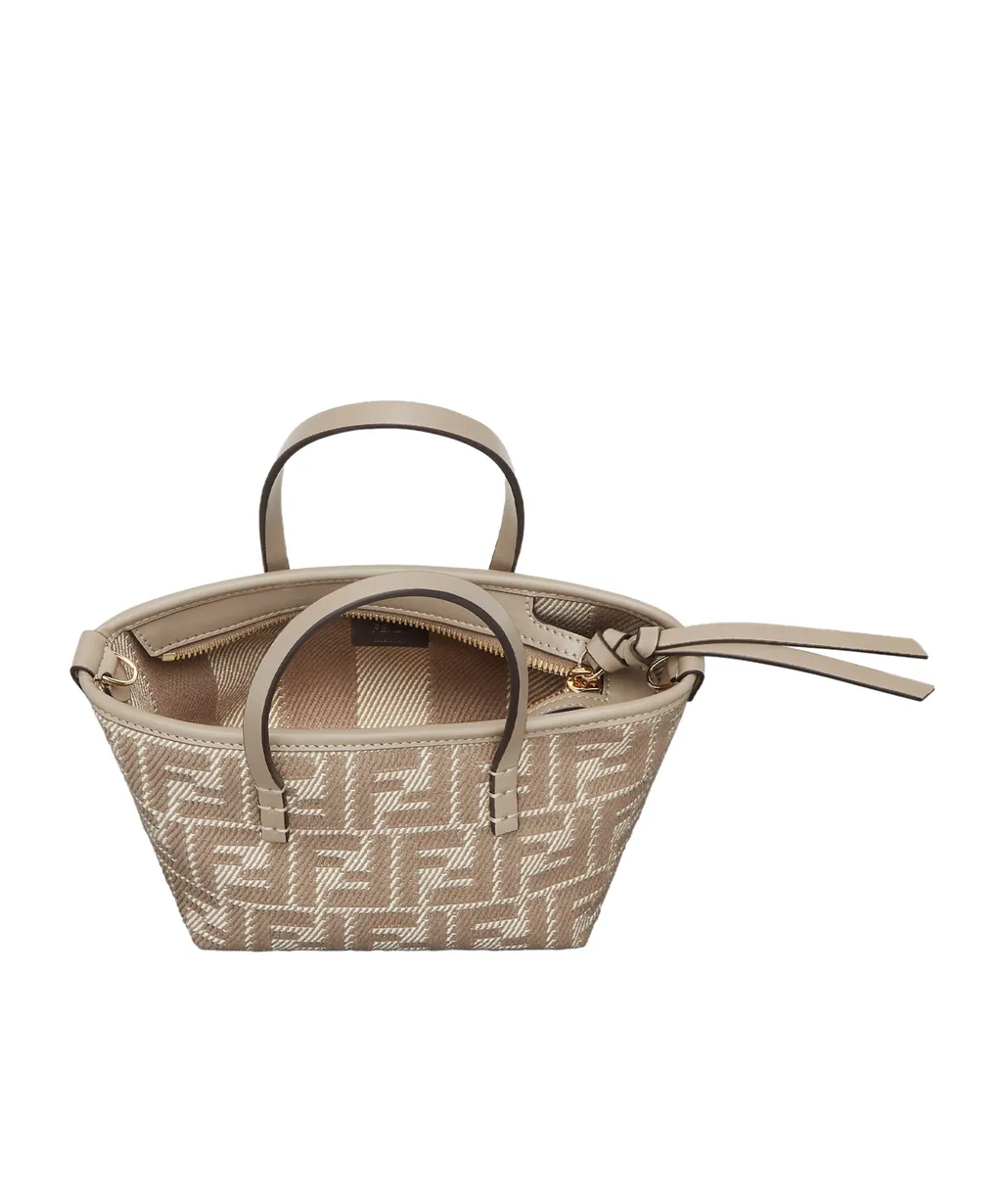 Roll Mini Ff Jacquard Mini Tote Bag
