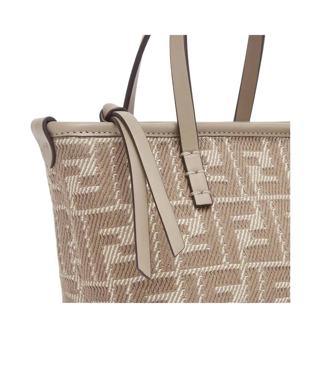 Roll Mini Ff Jacquard Mini Tote Bag
