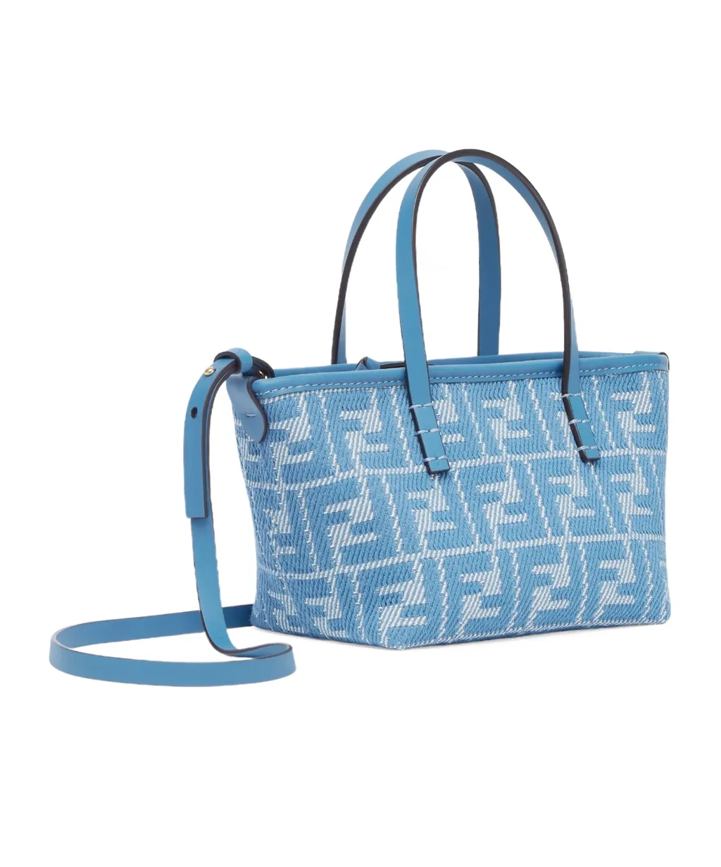 Roll Mini Ff Jacquard Mini Tote Bag