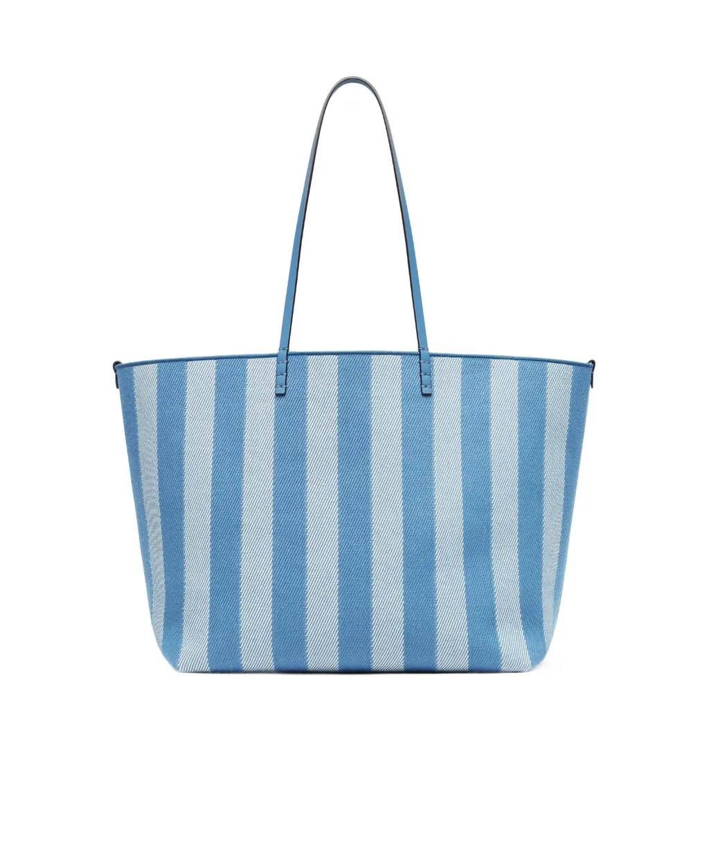 Roll Striped Large Reversible Tote Bag