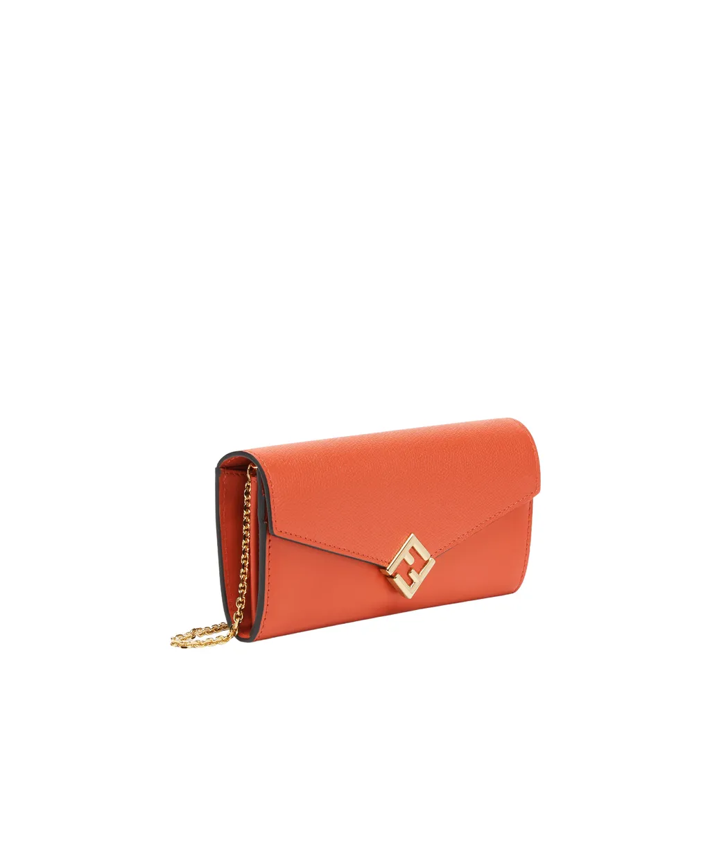 Ff Diamonds Chain-Linked Continental Wallet