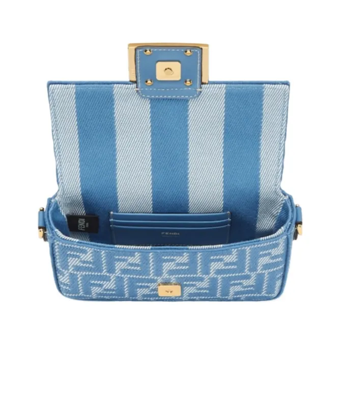 Ff Jacquard Chain-Linked Tote Bag