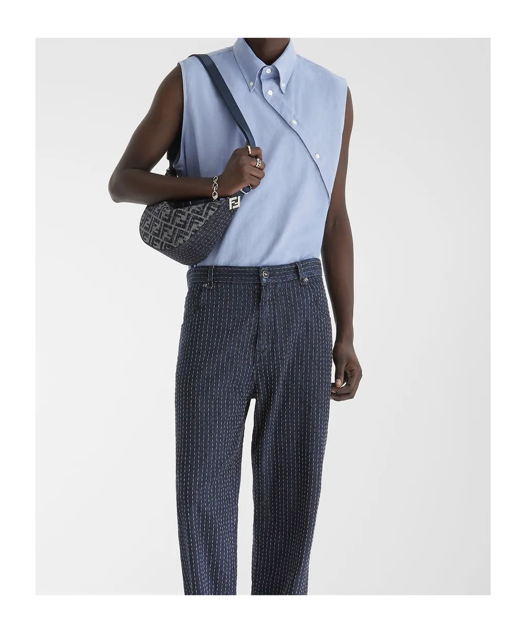 Collared Sleeveless Shirt