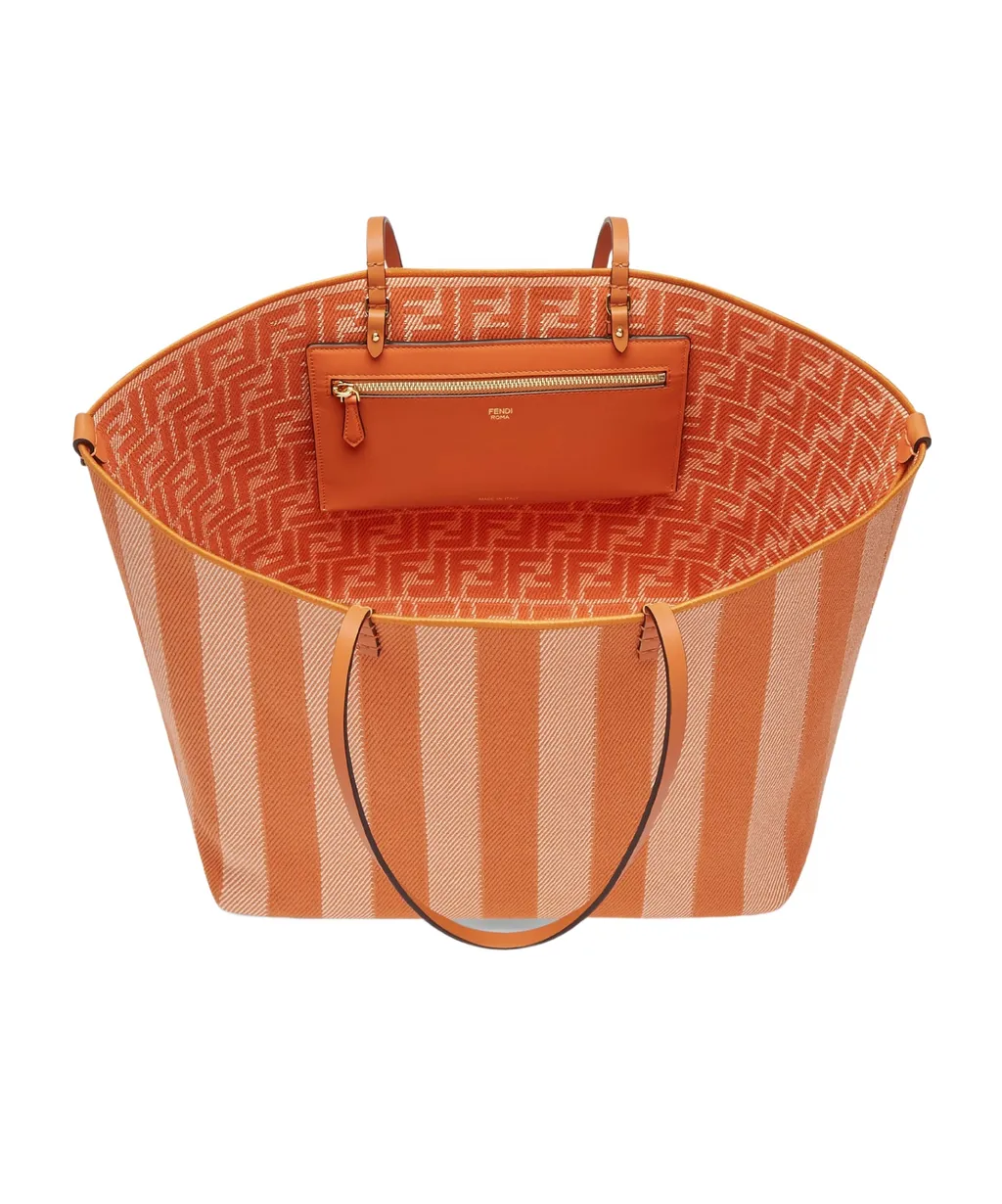 Roll Striped Large Reversible Tote Bag