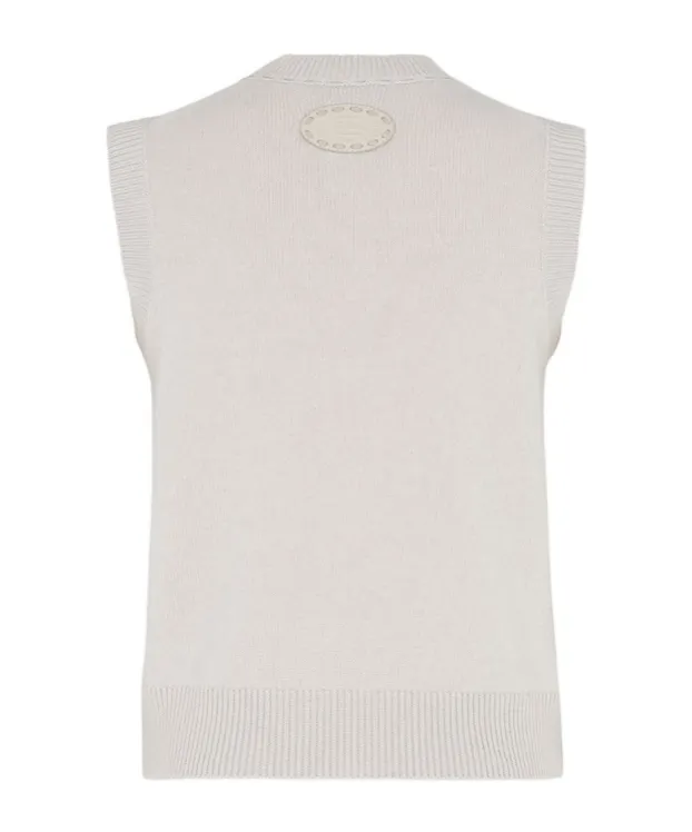 Crewneck Knitted Gilet