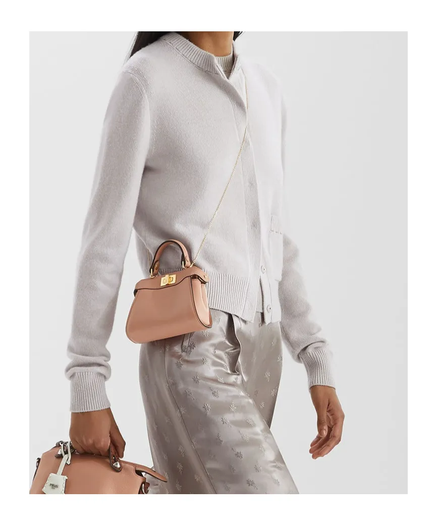Long Sleeved Crewneck Cardigan