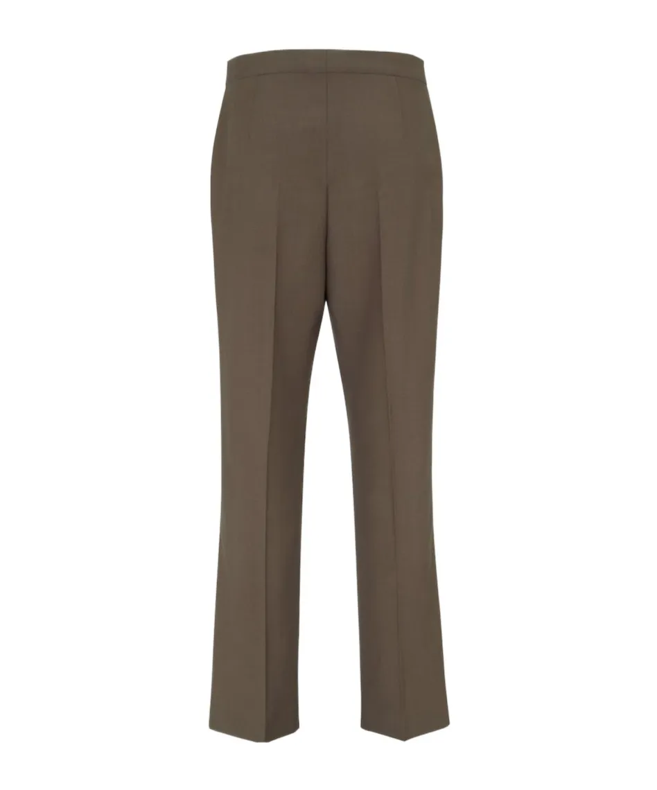 Straight-Leg Tailored Trousers