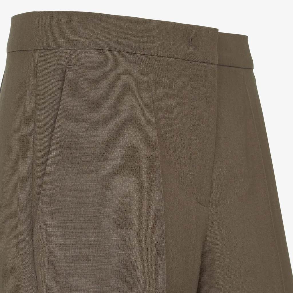Straight-Leg Tailored Trousers