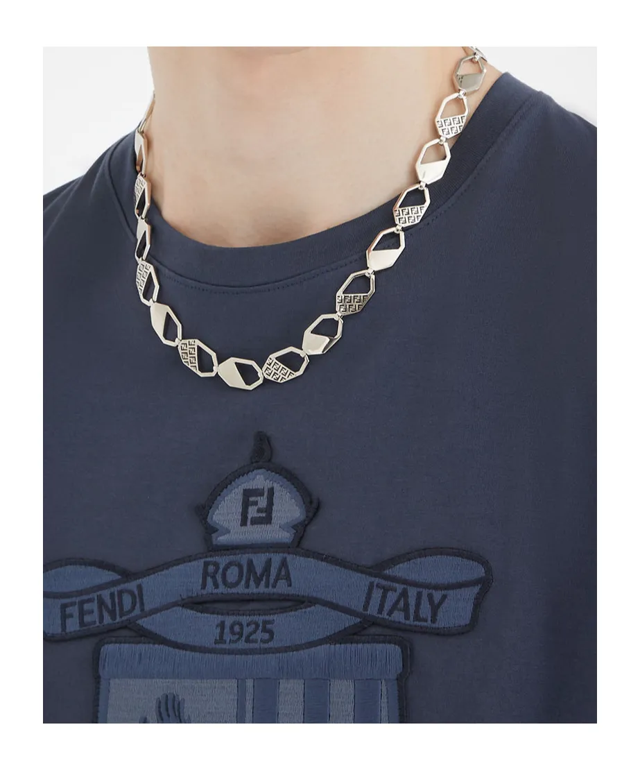 Hexagon Chained Necklace