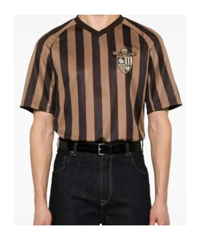 V-Neck Striped T-Shirt